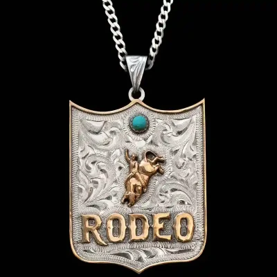 Rodeo Badge Custom Pendant